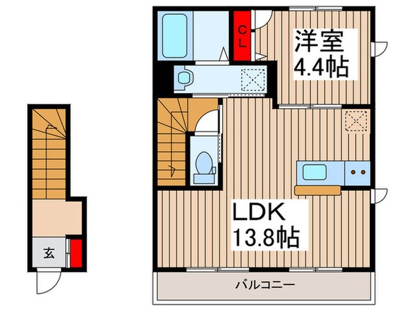 プラージュの物件間取画像